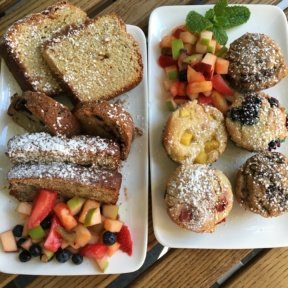 Gluten-free brunch baked goods from Senza Gluten